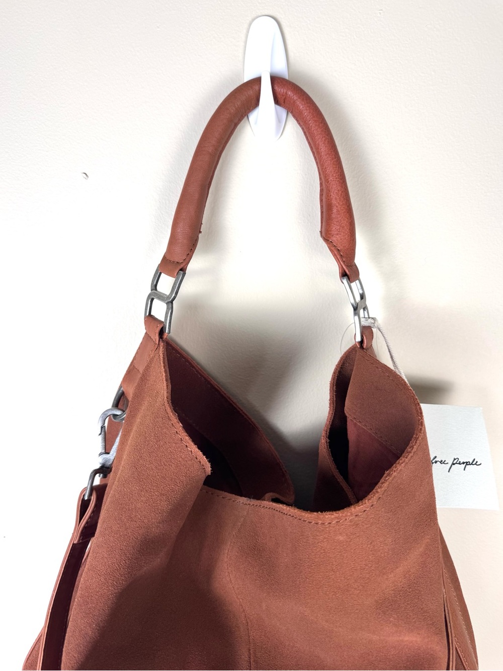 Free People Suzie Suede Slouchy Tote Bag - Picture 15 of 17